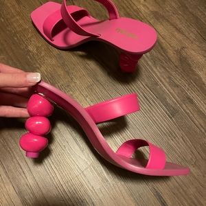 Pink cult Gaia heels